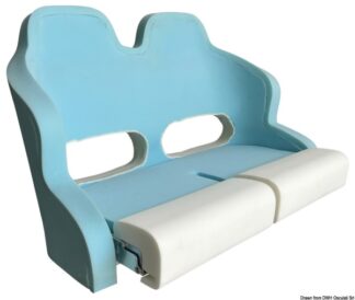 Doppio sedile anatomico flip up H99 da rivestire - 48.410.40 Osculati Sedili, tavoli, gambe, roll bar e portaoggetti