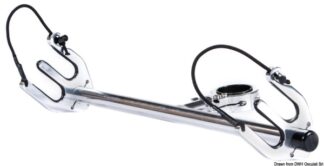 Staffa per sci con forche da 38 mm - 48.415.25 Osculati Sedili, tavoli, gambe, roll bar e portaoggetti