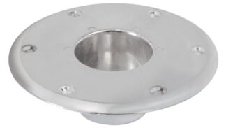 Base alluminio da pavimento per tavolo - 48.416.02 Osculati Sedili, tavoli, gambe, roll bar e portaoggetti