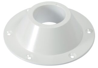 Base alluminio bianco superiore per tavolo - 48.416.13 Osculati Sedili, tavoli, gambe, roll bar e portaoggetti