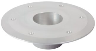 Base inferiore lega lucidata Ø 80 mm - 48.416.43 Osculati Sedili, tavoli, gambe, roll bar e portaoggetti