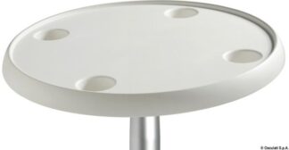 Tavolo tondo 610 mm bianco - 48.417.50 Osculati Sedili, tavoli, gambe, roll bar e portaoggetti