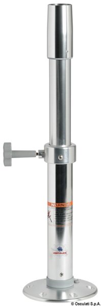 Colonna thread lock Large removibile 450/700 mm - 48.417.63 Osculati Sedili, tavoli, gambe, roll bar e portaoggetti