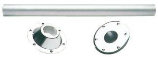 Gamba tavolo lega leggera 70 cm - 48.418.20 Osculati Sedili, tavoli, gambe, roll bar e portaoggetti