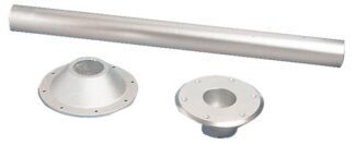 Gamba tavolo lega l. cm 70 - 48.418.21 Osculati Sedili, tavoli, gambe, roll bar e portaoggetti