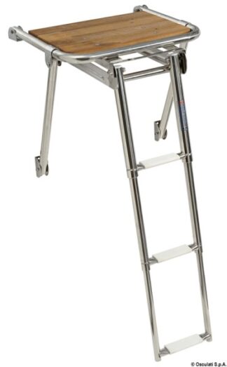 Plancetta TL 39 x 45 cm con scaletta - 48.419.50 Osculati Sedili, tavoli, gambe, roll bar e portaoggetti