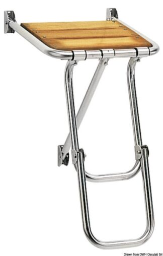 Miniplancetta on scaletta 36 x 34 cm - 48.420.09 Osculati Sedili, tavoli, gambe, roll bar e portaoggetti