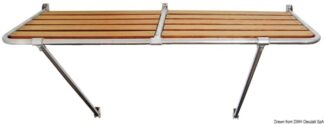 Plancetta di poppa 170 x 55 cm - 48.420.11 Osculati Sedili, tavoli, gambe, roll bar e portaoggetti