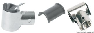 Giunto per plancette 22 mm - 48.420.31 Osculati Sedili, tavoli, gambe, roll bar e portaoggetti