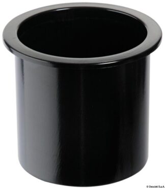 Porta bicchieri ad incasso ABS nero - 48.430.12 Osculati Sedili, tavoli, gambe, roll bar e portaoggetti