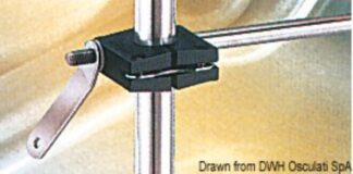 Supporto Magma pulpito 28/32 mm - 48.512.04 Osculati Sedili, tavoli, gambe, roll bar e portaoggetti