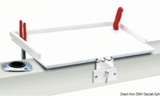 Piano di lavoro Magma 51 x 41 cm - 48.515.00 Osculati Sedili, tavoli, gambe, roll bar e portaoggetti