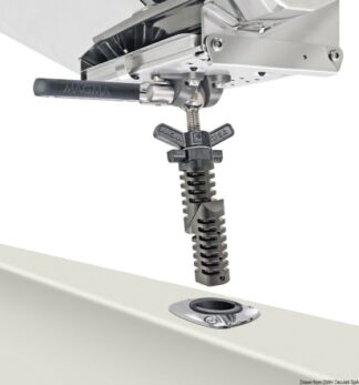 Supporto per montaggio nel portacanne - 48.516.05 Osculati Sedili, tavoli, gambe, roll bar e portaoggetti