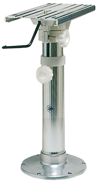 Piede lega leggera 45-62 cm base lucida - 48.630.00 Osculati Sedili, tavoli, gambe, roll bar e portaoggetti