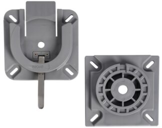 Base girevole e removibile con blocco - 48.648.15 Osculati Sedili, tavoli, gambe, roll bar e portaoggetti