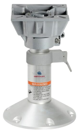 base e colonna + supporto sedile h. 280/380 - 48.709.98 Osculati Sedili, tavoli, gambe, roll bar e portaoggetti