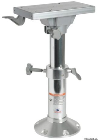 base e colonna + supporto sedile h. 340/470 - 48.711.99 Osculati Sedili, tavoli, gambe, roll bar e portaoggetti
