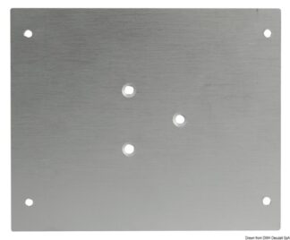 Piastra per traslatore 200 x 160 mm - 48.730.06 Osculati Sedili, tavoli, gambe, roll bar e portaoggetti