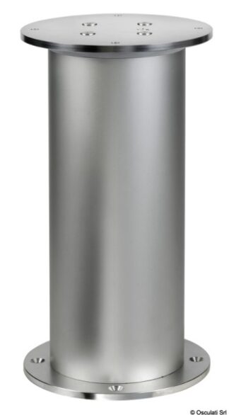 Gamba tavolo rotonda 3 stadi(378-778mm) 24V silver - 48.733.24 Osculati Sedili, tavoli, gambe, roll bar e portaoggetti