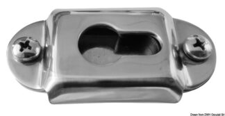 coppia piastrine per montaggio scaletta eco telesc - 49.527.90 Osculati Scalette