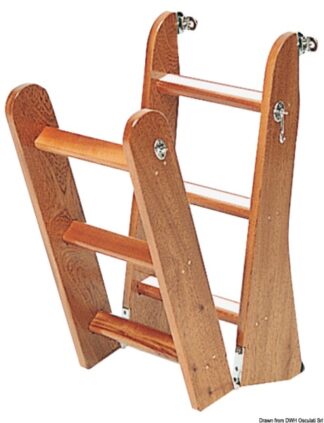 Scaletta legno 6 gradini - 49.531.06 Osculati Scalette