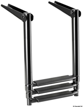 Scaletta Inox Telescopica per plancetta 3 gradini - 49.536.03 Osculati