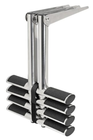 Scaletta Diver telescopica 4 gradini nera - 49.552.04 Osculati
