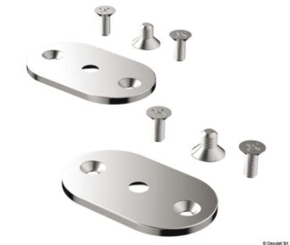 Kit 2 piastre + viti per maniglie di risalita - 49.570.90 Osculati Scalette