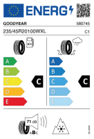 Pneumatici Auto Invernali GOODYEAR UG-PE3 235/45 R20 100W XL - immagine 2