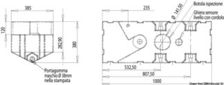 Serbatoio+maceratore 24 V 110 l - 50.143.24 Osculati Lavelli, fornelli, frigoriferi, wc