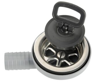 Piletta laterale 90° inox - 50.186.98 Osculati Lavelli, fornelli, frigoriferi, wc