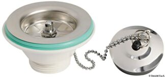Piletta dritta 1” ¼ V.2 s/s 304 - 50.186.99 Osculati Lavelli, fornelli, frigoriferi, wc