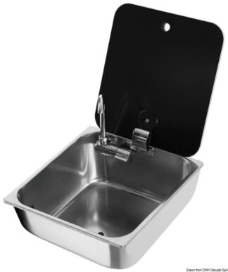 Lavello Rettangolare - 50.187.45 Osculati Lavelli, fornelli, frigoriferi, wc
