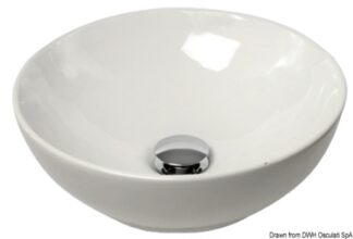Lavello semisferico ceramica 410 mm - 50.188.99 Osculati Lavelli, fornelli, frigoriferi, wc