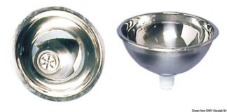 Lavello semisfera inox 300 x 140 mm - 50.188.93 Osculati Lavelli, fornelli, frigoriferi, wc