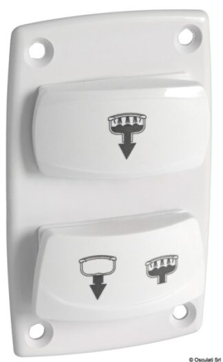 Pannello di controllo per WC vacuum - 50.204.43 Osculati Lavelli, fornelli, frigoriferi, wc