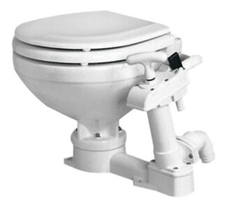 WC manuale compact tavoletta legno - 50.207.25 Osculati Lavelli, fornelli, frigoriferi, wc
