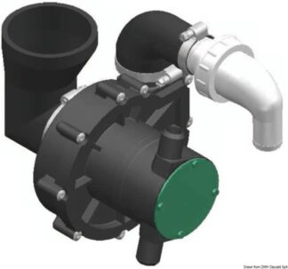 Pompa WC Slim 24 V - 50.209.69 Osculati Lavelli, fornelli, frigoriferi, wc