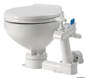 WC manuale tavoletta in plastica - 50.217.25 Osculati Lavelli, fornelli, frigoriferi, wc