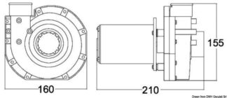 Pompa maceratore Tecma 24 V - 50.226.61 Osculati Lavelli, fornelli, frigoriferi, wc