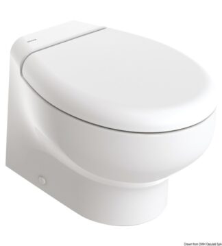 WC Tecma Silence Plus 2G Short 24V Deep Bowl - 50.227.08 Osculati Lavelli, fornelli, frigoriferi, wc