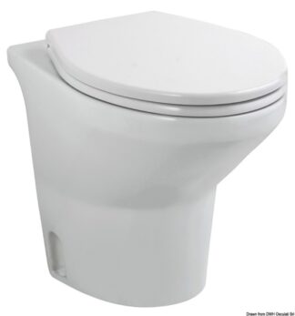 WC Tecma Compass High 24V - 50.229.02 Osculati Lavelli, fornelli, frigoriferi, wc