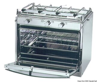 Cucina Power 2 fuochi + forno - 50.370.00 Osculati Lavelli, fornelli, frigoriferi, wc