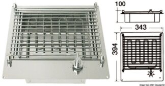 Barbecue elettrico compatto - 50.382.00 Osculati Lavelli, fornelli, frigoriferi, wc