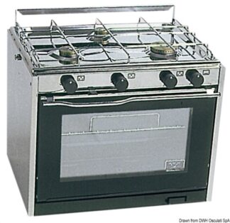 Cucina XL3 Techimpex 3 fuochi con forno - 50.385.00 Osculati Lavelli, fornelli, frigoriferi, wc