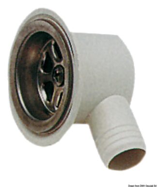 Piletta 90° - 50.530.00 Osculati Lavelli, fornelli, frigoriferi, wc