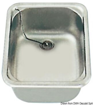 Lavello rettangolare 280 x 380 mm - 50.930.00 Osculati Lavelli, fornelli, frigoriferi, wc