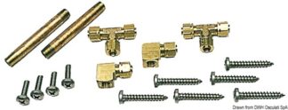 BN-H1170B - Kit raccordi per pistoni aggiuntivi - 51.240.00 Osculati Flap, marmitte