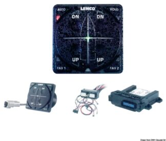 Correttore Lenco doppio cilindro no GPS/NMEA 2000 - 51.265.12 Osculati Flap, marmitte