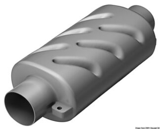 Marmitta orizzontale 75 mm - 51.376.05 Osculati Flap, marmitte